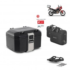 SHAD Rear trunk + grill mounting bracket accessories TR48 TERRA BLACK EDITION KIT-449683