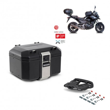 SHAD Rear trunk + grill mounting bracket TR48 TERRA BLACK EDITION KIT-449740