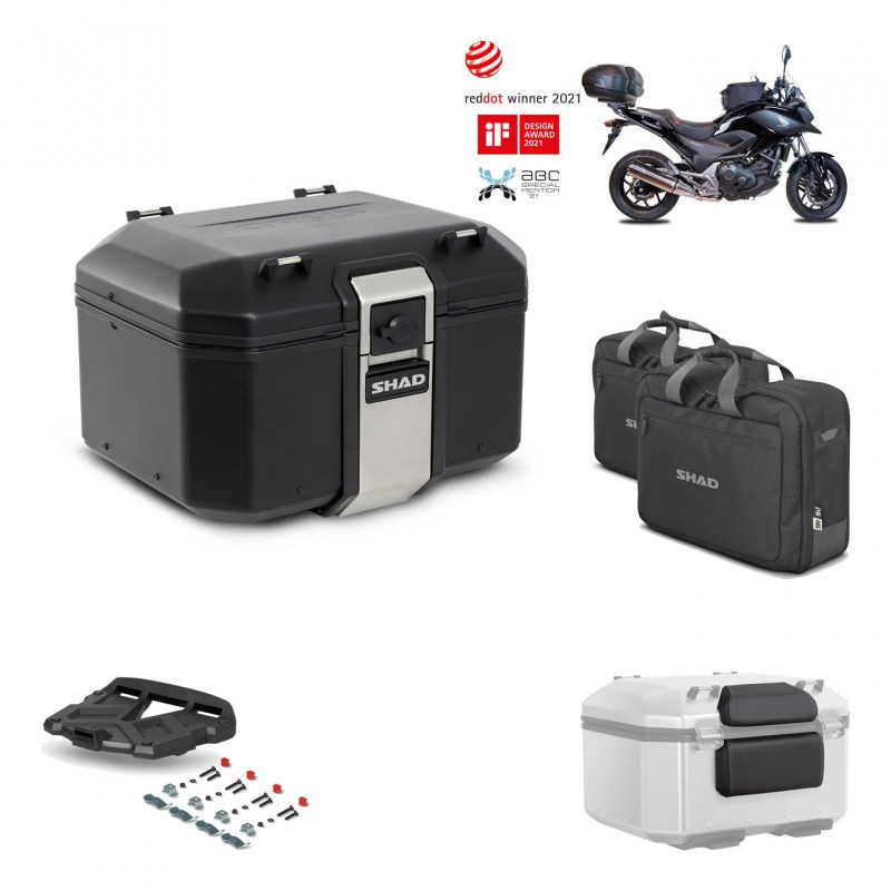 SHAD Rear trunk + grill mounting bracket accessories TR48 TERRA BLACK EDITION KIT-449760