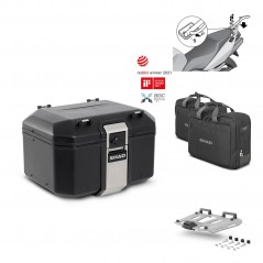 SHAD Rear trunk + grill mounting bracket accessories TR48 TERRA BLACK EDITION KIT-449767