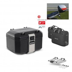 SHAD Rear trunk + grill mounting bracket accessories TR48 TERRA BLACK EDITION KIT-449859