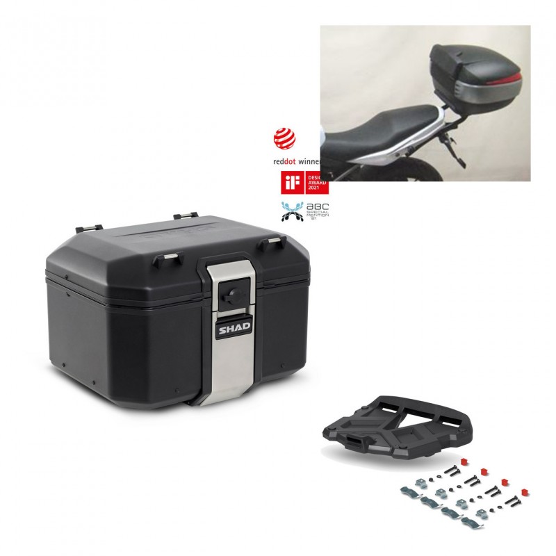 SHAD Rear trunk + grill mounting bracket TR48 TERRA BLACK EDITION KIT-449878