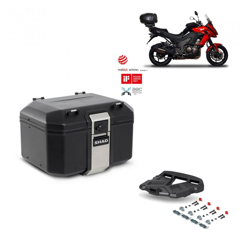 SHAD Rear trunk + grill mounting bracket TR48 TERRA BLACK EDITION KIT-449901