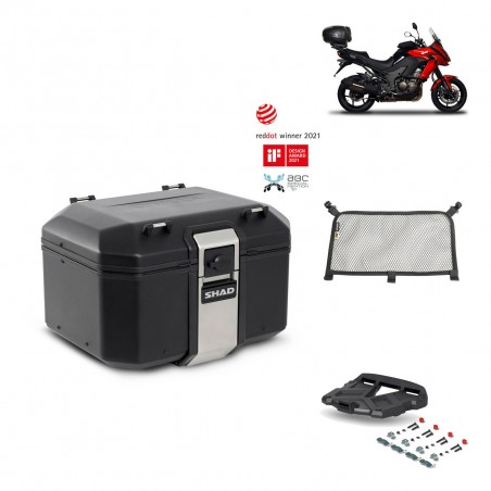 SHAD Baul trasero + parrilla soporte montaje accesorios TR48 TERRA BLACK EDITION KIT-449918