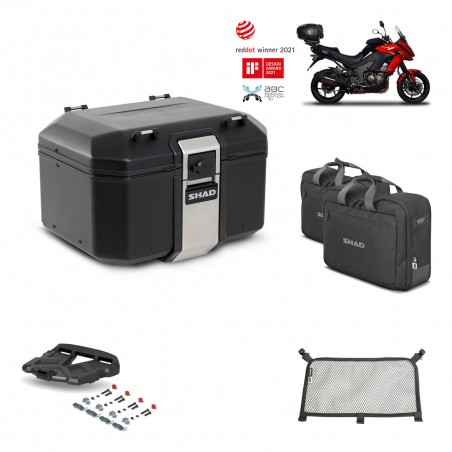 SHAD Baul trasero + parrilla soporte montaje accesorios TR48 TERRA BLACK EDITION KIT-449922