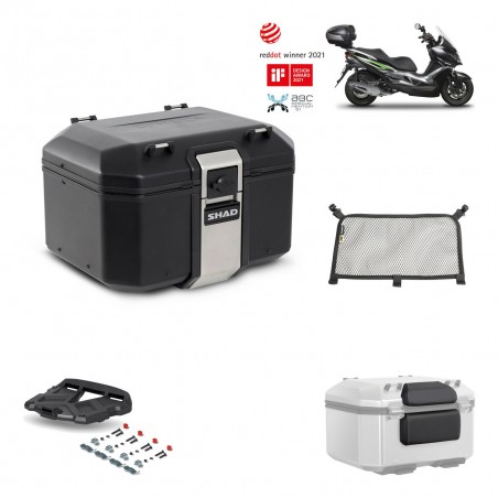 SHAD Baul trasero + parrilla soporte montaje accesorios TR48 TERRA BLACK EDITION KIT-449942