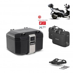 SHAD Baul trasero + parrilla soporte montaje accesorios TR48 TERRA BLACK EDITION KIT-450005