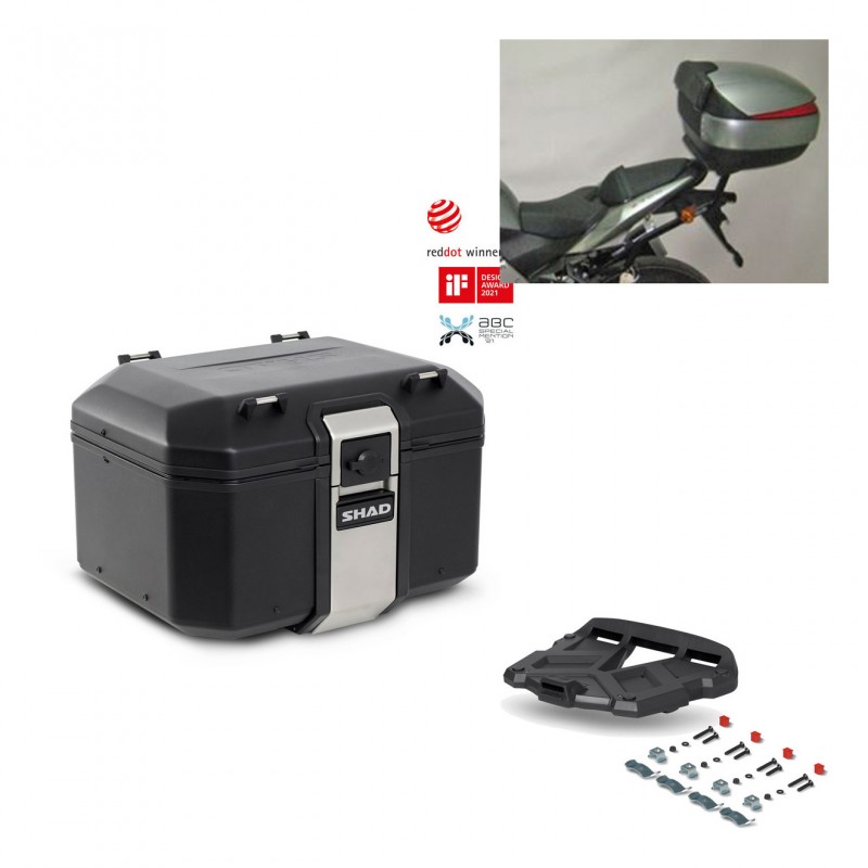 SHAD Rear trunk + grill mounting bracket TR48 TERRA BLACK EDITION KIT-450062