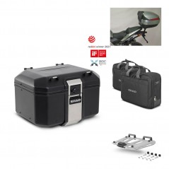 SHAD Rear trunk + grill mounting bracket accessories TR48 TERRA BLACK EDITION KIT-450066