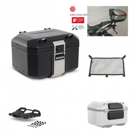 SHAD Rear trunk + grill mounting bracket accessories TR48 TERRA BLACK EDITION KIT-450073