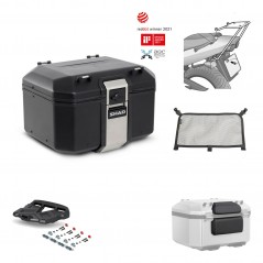 SHAD Baul trasero + parrilla soporte montaje accesorios TR48 TERRA BLACK EDITION KIT-450103