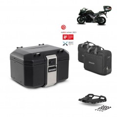 SHAD Rear trunk + grill mounting bracket accessories TR48 TERRA BLACK EDITION KIT-450120