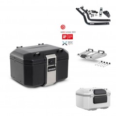 SHAD Baul trasero + parrilla soporte montaje accesorios TR48 TERRA BLACK EDITION KIT-450155