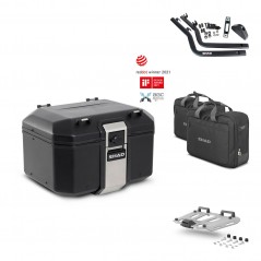 SHAD Baul trasero + parrilla soporte montaje accesorios TR48 TERRA BLACK EDITION KIT-450158