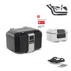SHAD Baul trasero + parrilla soporte montaje accesorios TR48 TERRA BLACK EDITION KIT-450163