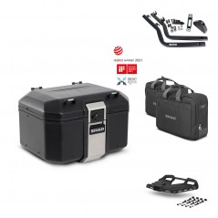 SHAD Baul trasero + parrilla soporte montaje accesorios TR48 TERRA BLACK EDITION KIT-450166