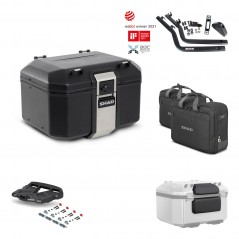 SHAD Baul trasero + parrilla soporte montaje accesorios TR48 TERRA BLACK EDITION KIT-450174