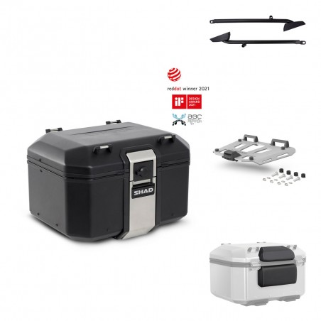 SHAD Baul trasero + parrilla soporte montaje accesorios TR48 TERRA BLACK EDITION KIT-450178