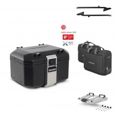 SHAD Baul trasero + parrilla soporte montaje accesorios TR48 TERRA BLACK EDITION KIT-450181