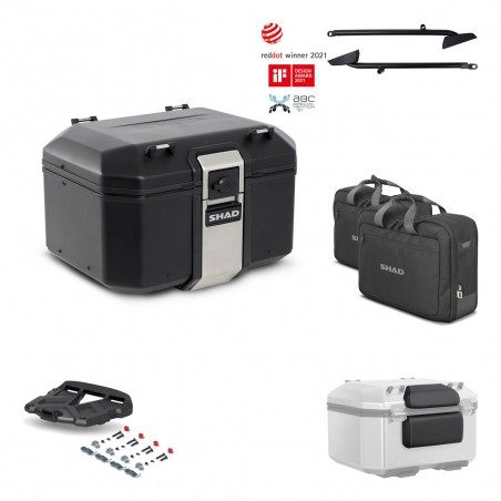 SHAD Rear trunk + grill mounting bracket accessories TR48 TERRA BLACK EDITION KIT-450197