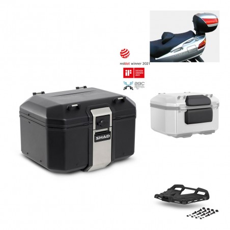 SHAD Rear trunk + grill mounting bracket accessories TR48 TERRA BLACK EDITION KIT-450255