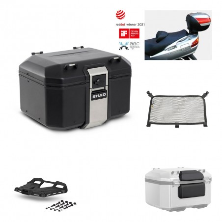 SHAD Rear trunk + grill mounting bracket accessories TR48 TERRA BLACK EDITION KIT-450257