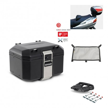 SHAD Baul trasero + parrilla soporte montaje accesorios TR48 TERRA BLACK EDITION KIT-450263