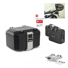 SHAD Baul trasero + parrilla soporte montaje accesorios TR48 TERRA BLACK EDITION KIT-450319