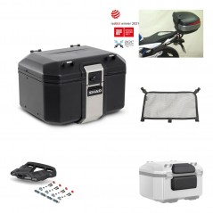 SHAD Baul trasero + parrilla soporte montaje accesorios TR48 TERRA BLACK EDITION KIT-450333