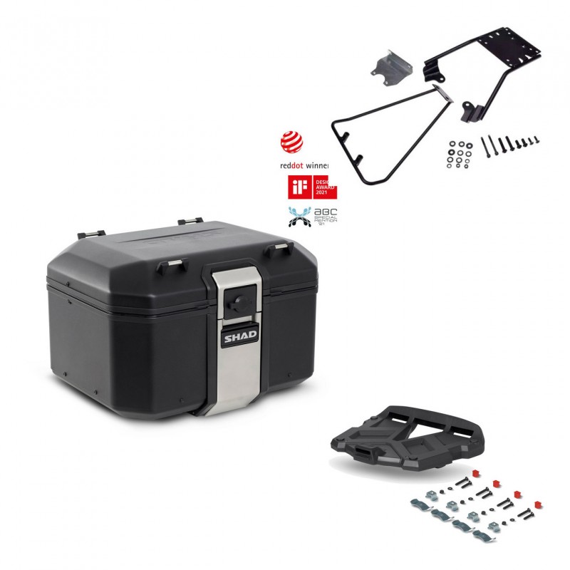 SHAD Rear trunk + grill mounting bracket TR48 TERRA BLACK EDITION KIT-450361