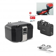 SHAD Rear trunk + grill mounting bracket accessories TR48 TERRA BLACK EDITION KIT-450411