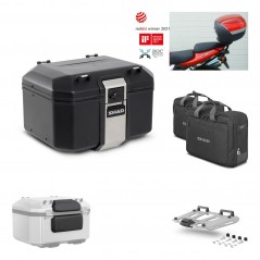 SHAD Baul trasero + parrilla soporte montaje accesorios TR48 TERRA BLACK EDITION KIT-450412