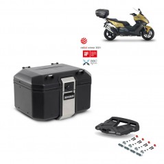 SHAD Baul trasero + parrilla soporte montaje TR48 TERRA BLACK EDITION KIT-450522
