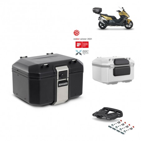 SHAD Rear trunk + grill mounting bracket accessories TR48 TERRA BLACK EDITION KIT-450538