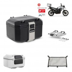 SHAD Baul trasero + parrilla soporte montaje accesorios TR48 TERRA BLACK EDITION KIT-450548
