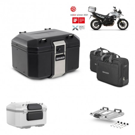 SHAD Rear trunk + grill mounting bracket accessories TR48 TERRA BLACK EDITION KIT-450550