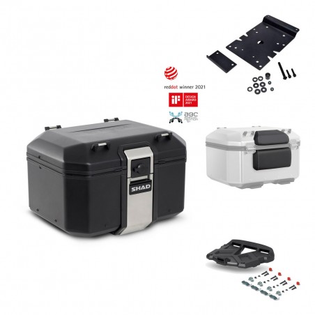 SHAD Rear trunk + grill mounting bracket accessories TR48 TERRA BLACK EDITION KIT-450722