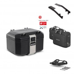 SHAD Baul trasero + parrilla soporte montaje accesorios TR48 TERRA BLACK EDITION KIT-450787
