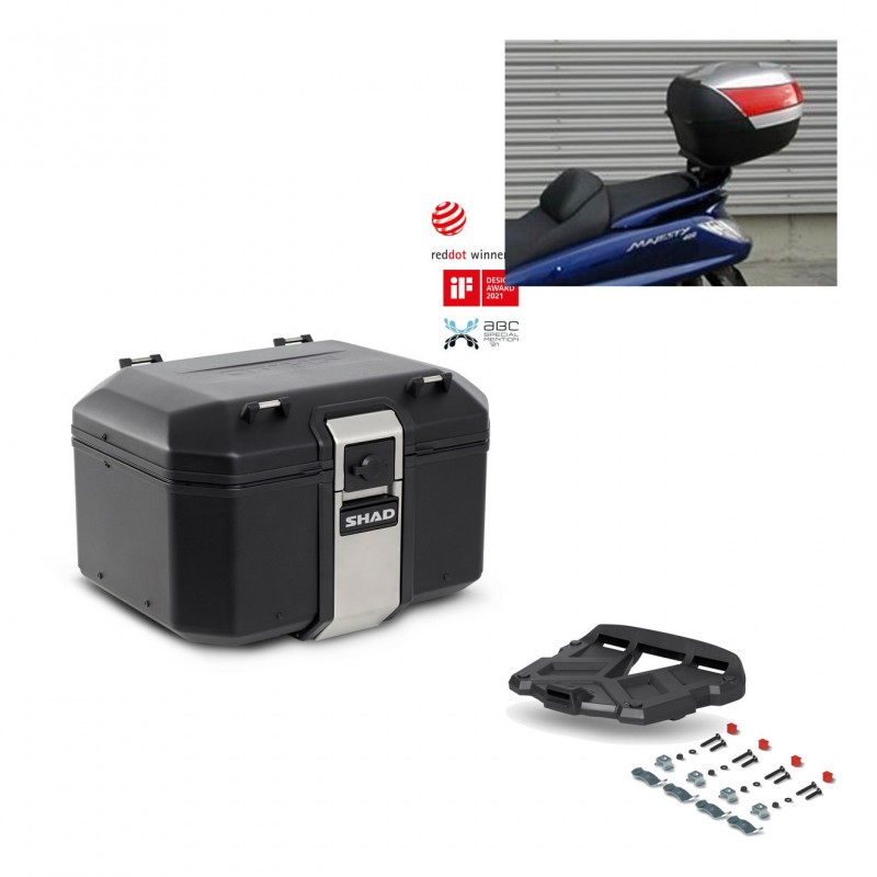 SHAD Rear trunk + grill mounting bracket TR48 TERRA BLACK EDITION KIT-450821