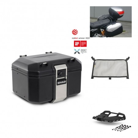 SHAD Baul trasero + parrilla soporte montaje accesorios TR48 TERRA BLACK EDITION KIT-450946