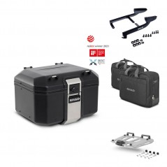 SHAD Rear trunk + grill mounting bracket accessories TR48 TERRA BLACK EDITION KIT-450986