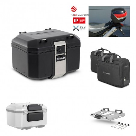 SHAD Rear trunk + grill mounting bracket accessories TR48 TERRA BLACK EDITION KIT-451033