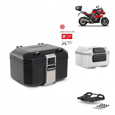 SHAD Rear trunk + grill mounting bracket accessories TR48 TERRA BLACK EDITION KIT-451152