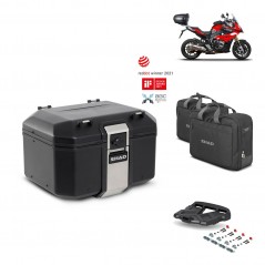 SHAD Baul trasero + parrilla soporte montaje accesorios TR48 TERRA BLACK EDITION KIT-451162