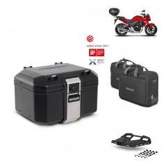 SHAD Baul trasero + parrilla soporte montaje accesorios TR48 TERRA BLACK EDITION KIT-451178