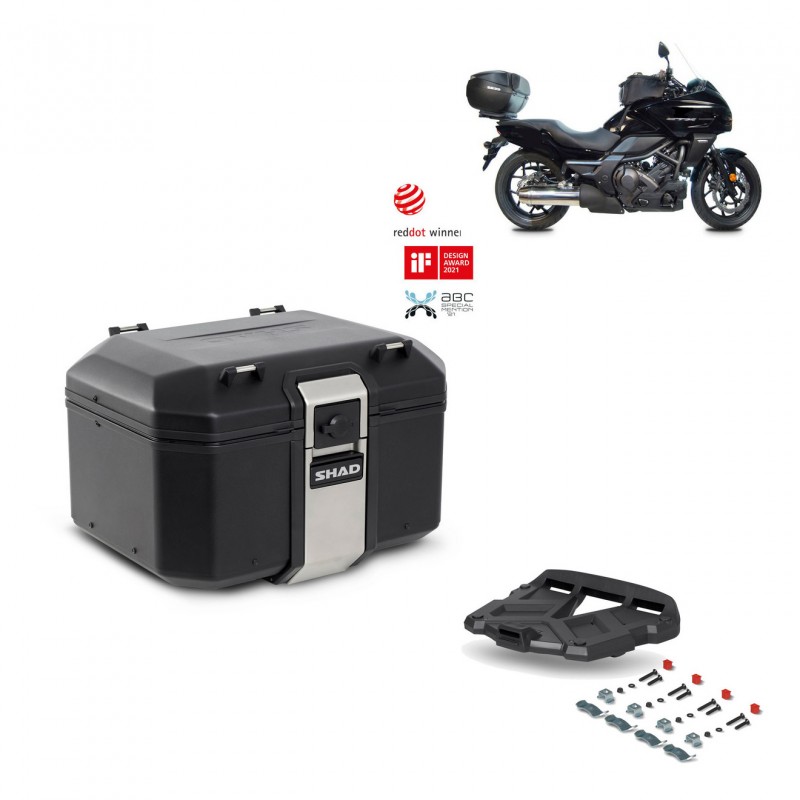 SHAD Rear trunk + grill mounting bracket TR48 TERRA BLACK EDITION KIT-451212