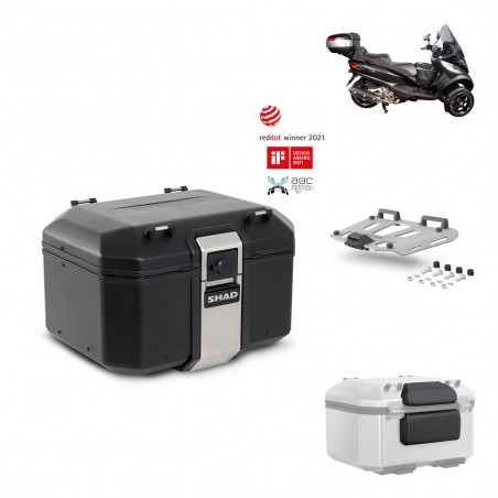 SHAD Baul trasero + parrilla soporte montaje accesorios TR48 TERRA BLACK EDITION KIT-451305