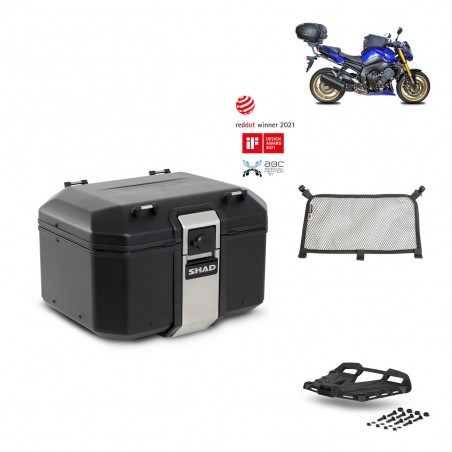 SHAD Rear trunk + grill mounting bracket accessories TR48 TERRA BLACK EDITION KIT-451337