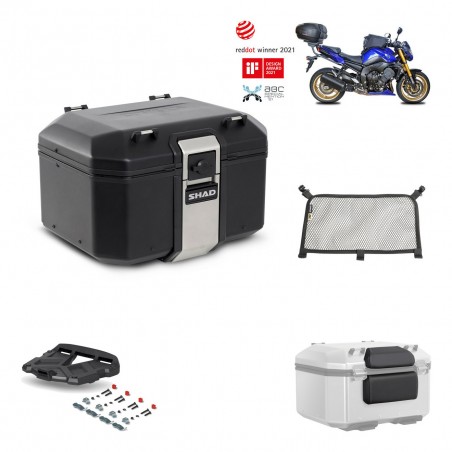 SHAD Baul trasero + parrilla soporte montaje accesorios TR48 TERRA BLACK EDITION KIT-451345