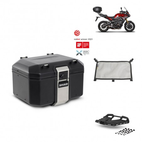 SHAD Baul trasero + parrilla soporte montaje accesorios TR48 TERRA BLACK EDITION KIT-451383
